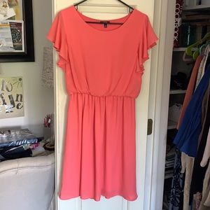 Coral Pink Formal Mini Dress Size L
